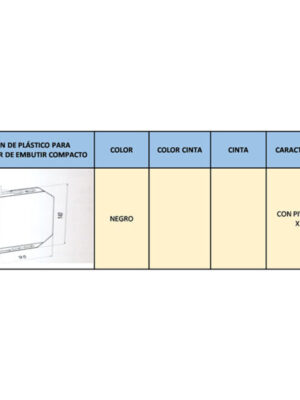 Cajetín de Plástico para Recogedor de Embutir Compacto