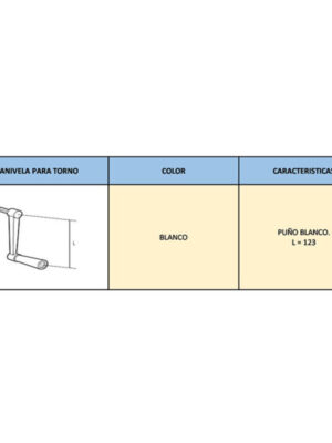Manivela para Torno