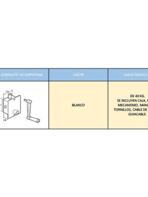 Torno Completo de Empotrar